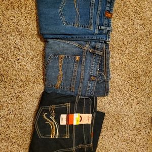 Womens wrangler aura jeans